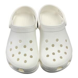 Crocs Kids Classic Clogs White Youth Size C13 Lightweight Slip On Shoes